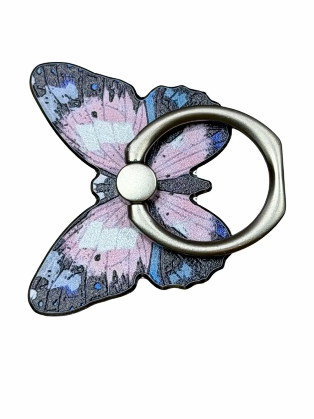 NIP Creamcy Pink & Blue Gothic Dreamy Butterfly Phone Grip